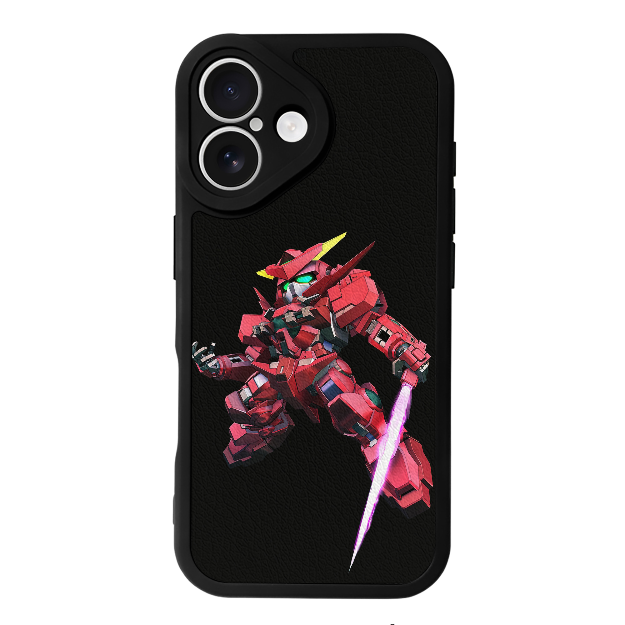 （画像用） 機動戦士ガンダム Mobile Suit Gundam 【iPhone 16シリーズ対応】シリコンスマホケース（レザー調） 材質：シリコン